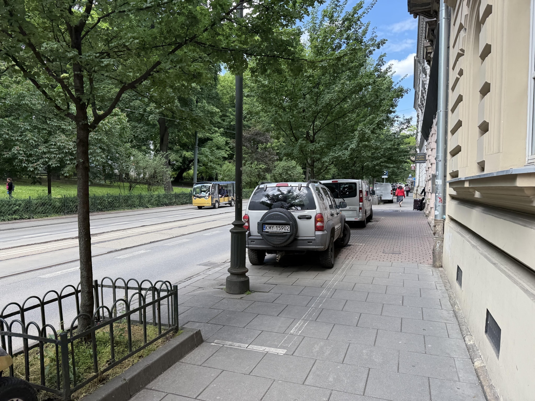 Utrudnienia dla pieszych przez miejskie roboty